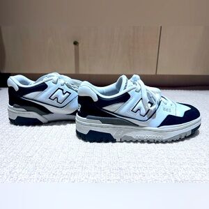 New Balance 550 black and white sneakers